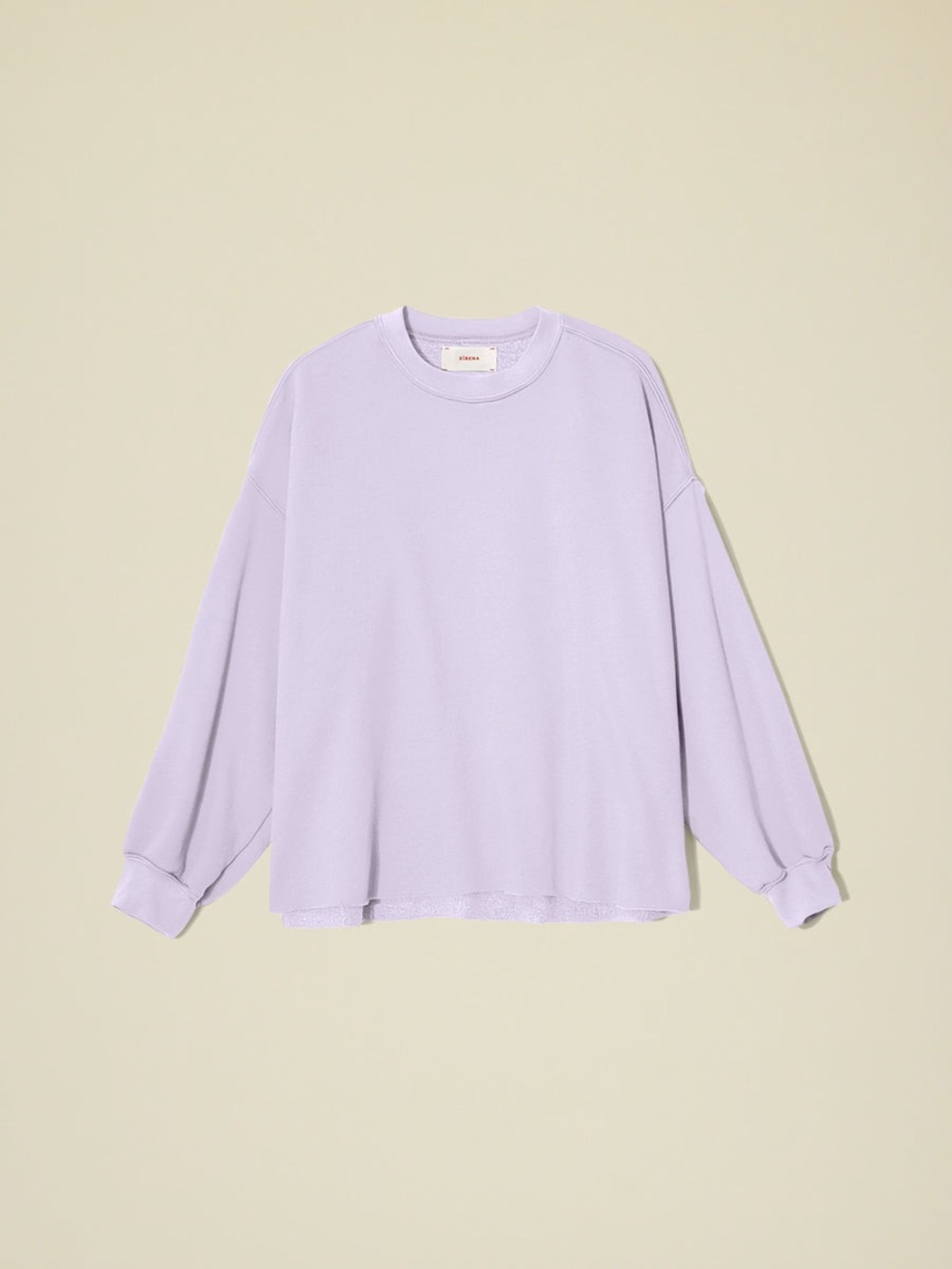 XiRENA Lavender Boxy Crewneck Sweater